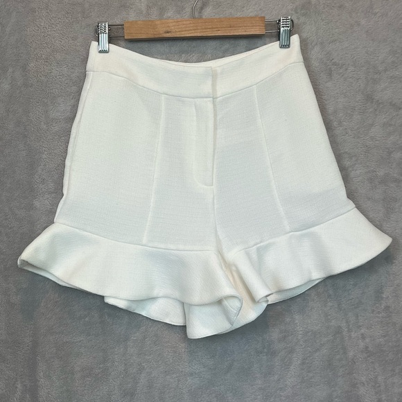 Patbo Ivory High Waisted Women's Shorts Sz 6 - Picture 1 of 14